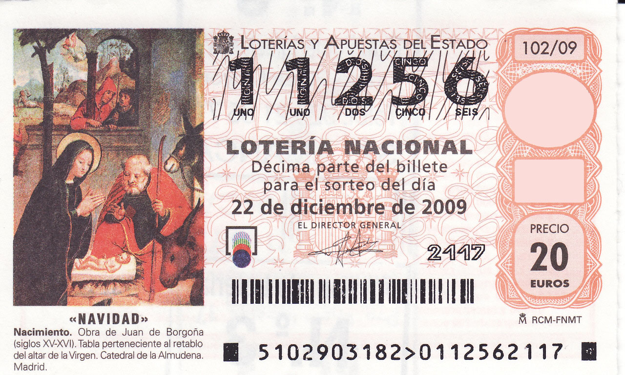 D�cimo de Loteria que jugar� la Cofrad�a